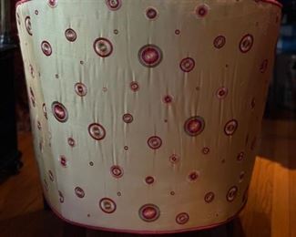 Pair of Silk Upholstered Hollywood Regency Style Chairs. Each Measures 27" W x 30" D. Photo 2 of 3.