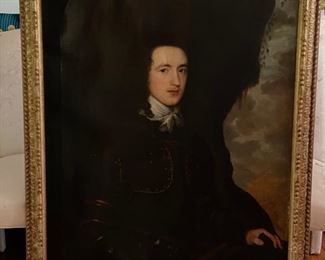 Pair of 17th Century John Halls Portraits of British Nobility. Each measures Approximately 26" W x 38" H. Photo 1 of 5.