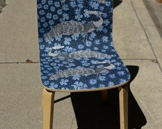 Anthropologie Tamsin Dining Chair. Measures 17" W x 20" D x 34" H with 18" Seat Height. Photo 3 of 8.