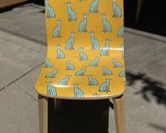 Anthropologie Tamsin Dining Chair. Measures 17" W x 20" D x 34" H with 18" Seat Height. Photo 4 of 8.