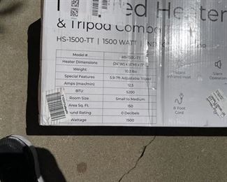 Tripod Style Outdoor Heater - 3 available. Photo 2 of 2.