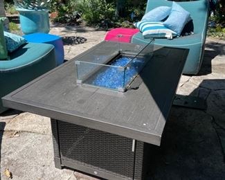 Propane Fire Table. Photo 1 of 2.