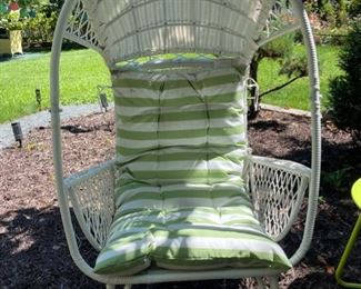 Outdoor Woven All-Weather Wicker Egg Chair. Photo 1 of 2.