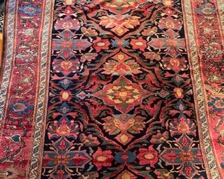 Antique Persian Malayer with Scorpian Border. Circa 1880 - 1890. Measures 6' 9" x 5' 1". Photo 2 of 4.
