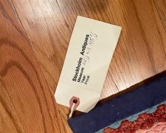 Stockholm Antiques Woven Runner. Measures 9’ 7” x 2’ 8”. Photo 3 of 3.