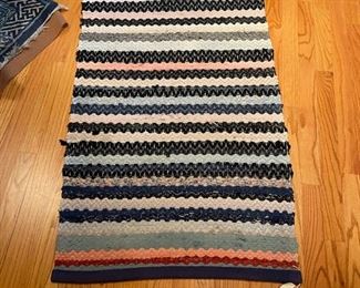 Stockholm Antiques Woven Runner. Measures 9’ 7” x 2’ 8”. Photo 1 of 3.