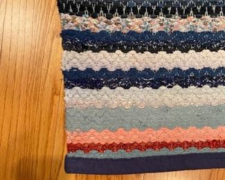 Stockholm Antiques Woven Runner. Measures 9’ 7” x 2’ 8”". Photo 2 of 3.