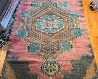 Persian Runner. Measures Approximately 3' 6" x 7'. Photo 1 of 3.