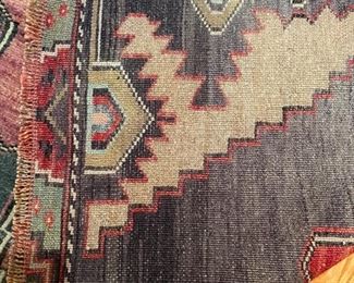 Persian Runner. Measures Approximately 3' 6" x 7'. Photo 3 of 3.