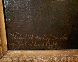 Pair of 17th Century John Halls Portraits of British Nobility. Each measures Approximately 26" W x 38" H. Photo 2 of 5.