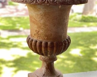 Cast Iron Urn.