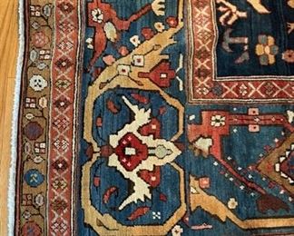 Vintage Serapi Heriz Rug. Measures 11' x 14' Photo 6 of 8.