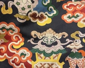 Scant 1 Yard of Ming Dragon Print by Brunschwig & Fils. Photo 2 of 2.