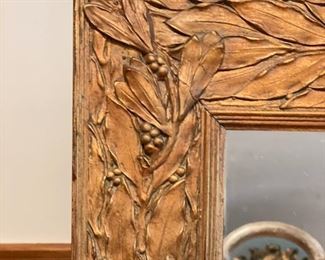 Antique Quilt Wood Mirror. Measures 48" W x 63" H. Photo 3 of 3.