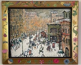 C. Malle Oil on Canvas. Measures approximately 36” x 28”. Photo 1 of 2.