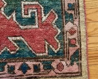 Vintage Khotan Rug. Measures 6.75" x 9.75." Photo 3 of 4.