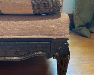 Three-Seat Mid-Centre Sofa with Ebony Frame. Photo 2 of 2.