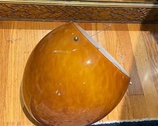 Orange Pendant Light.