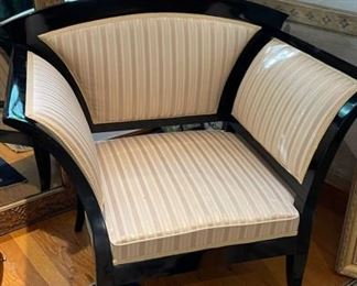 Antique Ebony Biedermeier Chair - 2 Available.