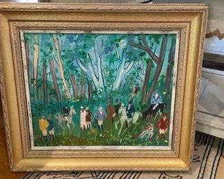 Jean Dufy, The Hunt.