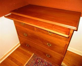 American Federal transitional desk / chest circa 1800