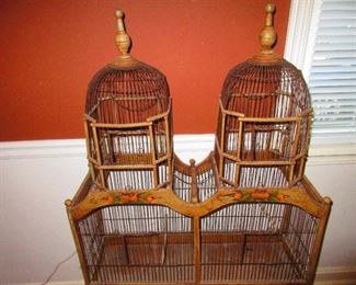 Antique birdcage