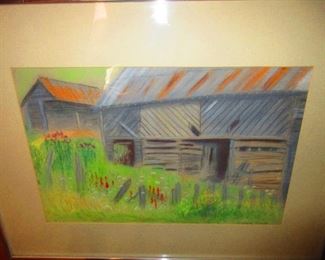 Pastel drawing by Eunice Knapp