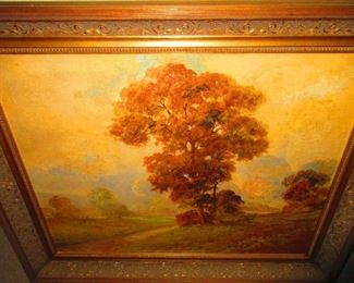 Signed landscape oil on canvas