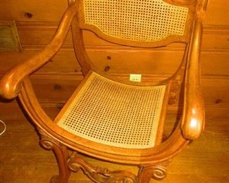 Oak hall chair