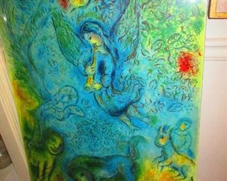 Large-format Marc Chagall 'Die Zauberflote' (The Magic Flute) poster, Metropolitain Opera, 1972