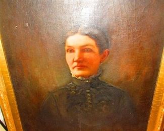 Portrait of a Woman, oil on canvas by Melville Brown Ray, 1904