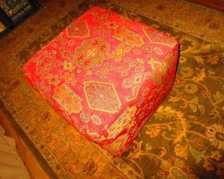 Turkish style upholstered ottoman