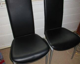 Pair of contemporary side chairs