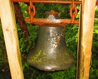 Antique 19th century school bell