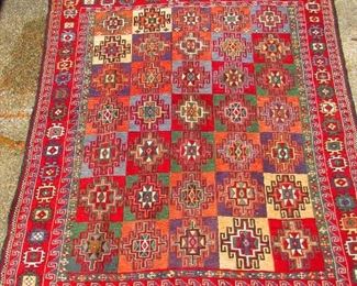 Hand woven rug