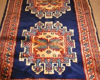Hand woven rug