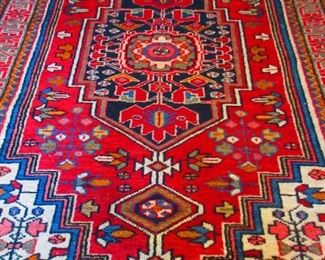 Hand woven rug