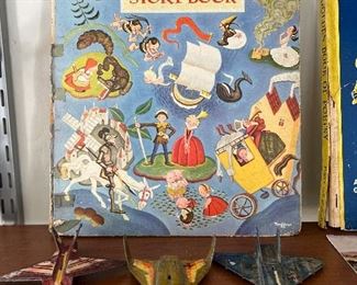 Antique children’s book and toys 