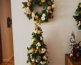 Mackenzie Childs matching Wreath and tree