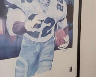 Signed, autographed picture of Tony Dorcett. Numbered. 