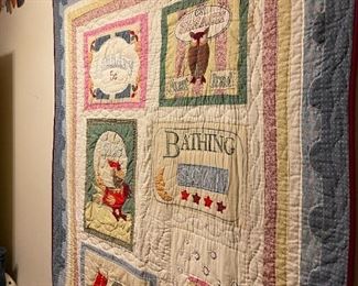 . . . this will be the first quilt you see upon entering