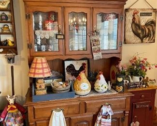 . . .a nice china hutch jam packed with treasures