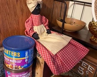 . . . a collectible doll -- peanuts are gone -- ate them during the prep!