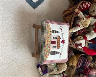 . . . and there are several footstools