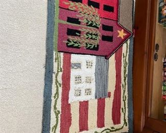 . . . throw rugs abound