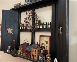 . . . great "window" wall hanging with treasures