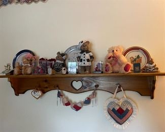 . . . wall shelf with treasures