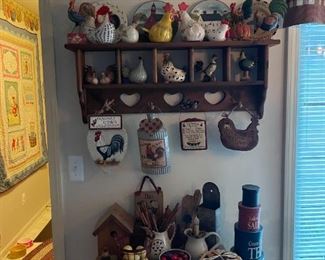 . . . . shadow shelf and lots of chickens