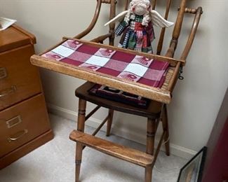. . .antique high chair