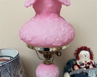 . . . Fenton lamp -- nice piece!